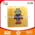 Robot wooden stamps colorful wood